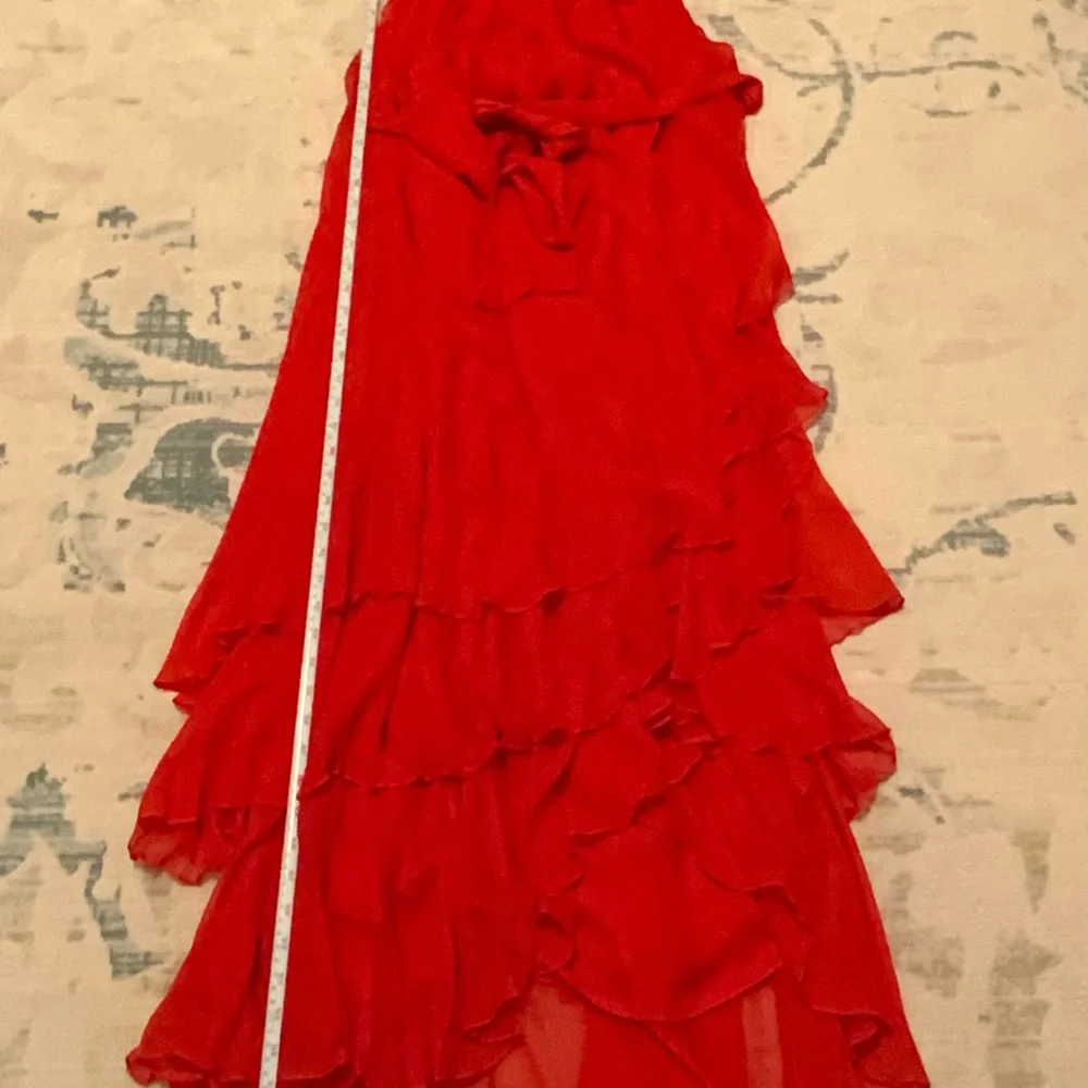 Haute Hippie Red STUNNING VNECK Dress - Picture 6 of 10